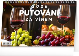 NOTIQUE Stoln kalend Putovn za vnem 2026, 23,1 x 14,5 cm