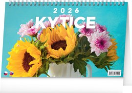 NOTIQUE Stoln kalend Kytice CZ/SK 2026, 23,1 x 14,5 cm