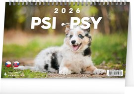 NOTIQUE Stoln kalend Psi  Psy CZ/SK 2026, 23,1 x 14,5 cm