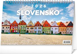 NOTIQUE Stolov kalendr Slovensko 2026, 23,1 x 14,5 cm