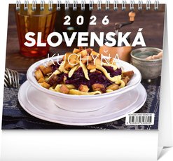 NOTIQUE Stolov kalendr Slovensk kuchya 2026, 16,5 x 13 cm