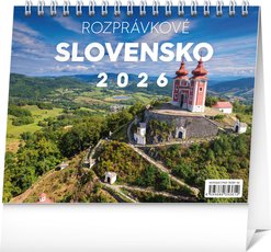 NOTIQUE Stolov kalendr Rozprvkov Slovensko 2026, 16,5 x 13 cm