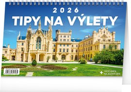 NOTIQUE Stoln kalend Tipy na vlety 2026, 23,1 x 14,5 cm