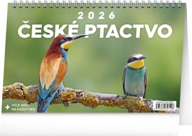 NOTIQUE Stoln kalend esk ptactvo 2026, 23,1 x 14,5 cm
