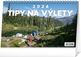 NOTIQUE Stolov kalendr Tipy na vlety 2026, 23,1 x 14,5 cm