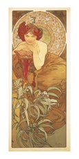 Pohlednice  Alfons Mucha-Emerald-dlouh A-9692