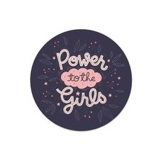 Samolepka Printintin &#039;Power to the girls&#039; - prmr 6cm
