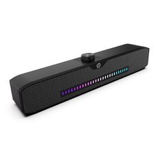 HP Soundbar DHS-4200, 6W, ern, 3,5 mm jack (USB), podsvcen