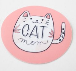 Samolepka Printintin &#039;Cat mom&#039; - prmr 6cm
