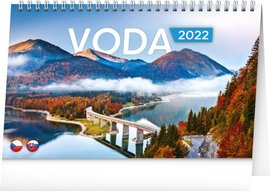 Kalend stoln Voda 2022 23,1x14,5 cm PGS-30195