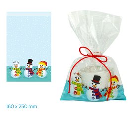 Sek celofn prhledn 16 x25cm snhulk