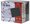 Box na 1 ks CD, prhledn, ern tray, Logo, 10,4 mm, 5-pack