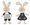 Devn zajc 11cm,2ks v sku  7424