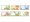 MFP bloek samolepic capybara set  7501645