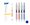 Propiska XTREAM PASTEL DELI EQ46-BL modr mix A100228