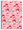 Desky PINK MUSHROOMS s gumikou - 44x32cm      ac117257
