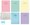 Kniha zznamov A5 tvereek 96l pastel,LUMA H236076