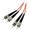Optick Patch Cord Multi mod (62,5/125), 2xST - 2xST, 1m, economy, DOPRODEJ