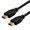 Video kabel HDMI samec - HDMI samec, HDMI 2.1 - Ultra High Speed, 1m, pozlacen konektory, ern, Lo