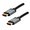 Video kabel HDMI samec - HDMI samec, HDMI 2.1 - Ultra High Speed, 1m, pozlacen konektory, hlinkov
