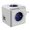 Rozboovac zsuvka 240V, CEE7 (vidlice) - POWERCUBE, 0.1m, ORIGINAL USB, modr, POWERCUBE, 4 zsuvk