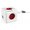 Sov kabel 230V prodluovac, CEE7 (vidlice) - POWERCUBE, 1.5m, EXTENDED USB, erven, POWERCUBE,