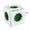 Cubenest - PowerCube, 0.1m, ORIGINAL USB, zelen, POWERCUBE, 5x zsuvka