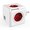 Rozboovac zsuvka 240V, CEE7 (vidlice) - POWERCUBE, 0.1m, ORIGINAL USB, erven, POWERCUBE, 4 zsu