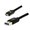Logo USB kabel (3.2 gen 1), USB A samec - USB C samec, 2m, 5 Gb/s, 5V/3A, ern, box, nylonov oplet