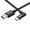 Avacom USB kabel (3.1), USB A samec - USB C samec, 1.1m, kulat, ern, konektor v hlu 90&amp;deg;