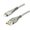 Logo USB kabel (2.0), USB A samec - Apple Lightning samec, 1m, MFi certifikace, 5V/2,4A, stbrn, b