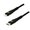 Logo USB kabel (2.0), USB C samec - Apple Lightning samec, 2m, MFi certifikace, 5V/3A, ern, box, n