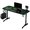 ULTRADESK Hern stl FRAG - GREEN V3, 140x60 cm, 76 cm, s XXL podlokou pod my, s ultradesk BEAM, d