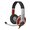 Defender Warhead G-120, hern sluchtka s mikrofonem, drtovblo-erven, 2x 3.5 mm jack