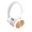 HP DHH-1206 White sluchtka s mikrofonem, drtovblo-zlat, klasick typ 3,5mm jack