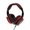 Red Fighter H2, hern sluchtka s mikrofonem, drtoverno-erven, 2x 3.5 mm jack