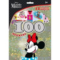 Samolepkov kniha 100 samolepek s omalovnkovmi listy Minnie     1924-9L