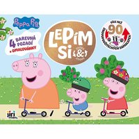 Samolepkov kniha Lepm si znovu a znovu Prastko Peppa      3135-0