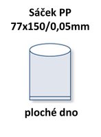Sek PP 77x150/0,05mm ploch dno