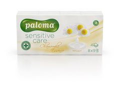 Kapesnky bl s vn PALOMA Sensitive Care Chamomile Essence   4vrst.