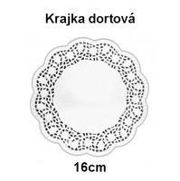 Krajky dortov prmr 16cm  72316 100ks pouze cel balen