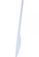 Nůž pevný průhledný   17,5cm/100ks  73058
