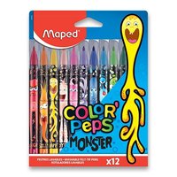 Fixy Maped Color&#039;Peps Monster - 12 barev