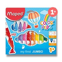 Fixy Maped Color&#039;Peps Jumbo - 12 barev