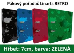 Poada pkov LINARTS Retro A4, zelen, RADO, 7cm, lamino, 5755Z