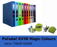 Poada pkov HIT A4, KV5R MAGIC COLOURS, tmav modr, RADO, 5cm, 338.01