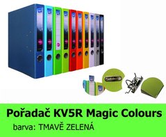 Poada pkov HIT A4, KV5R MAGIC COLOURS, tm. zelen, RADO, 5cm, 338.03