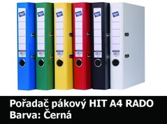 Poada pkov HIT A4, KV5R PP Plus, ern, RADO, 5cm, 356.10