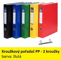 Poada 2kroukov PP A4, lut, 4cm, 25 7-384 vyprodno