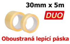 Pska lepc oboustrann DUO KORES, 30mm/5m